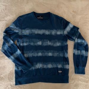 Buffalo David Bitton Spray Striped Crewneck Medium